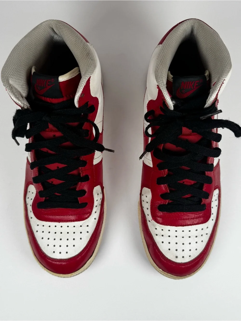 Nike Legend Mid Dunk Mens 10.5 Shoes 11/2008 Varsity Red White Black 312311-100